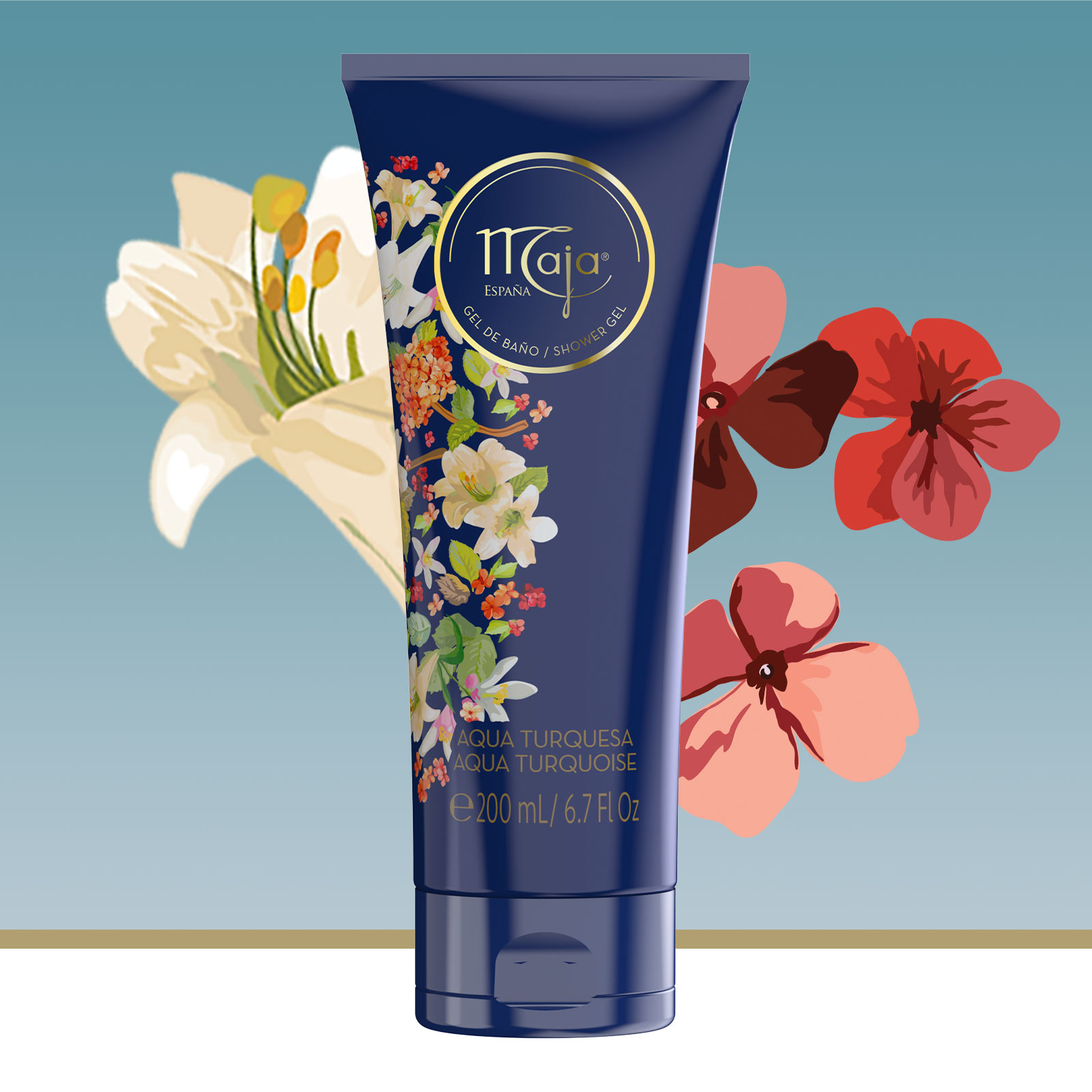 Shower Gel Aqua Turquesa 200ml